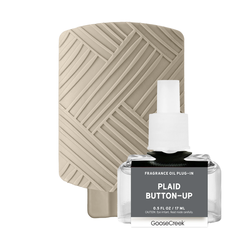 Plaid Button-Up Plug-In & Refill Bundle Drop 1-0384